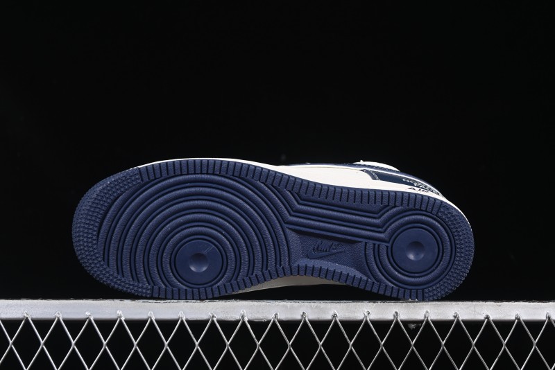 Nike Air Force 1 '07 Low The North Face Collaboration Beige Blue Patchwork Drawstring Casual Shoes - SJ1198-107