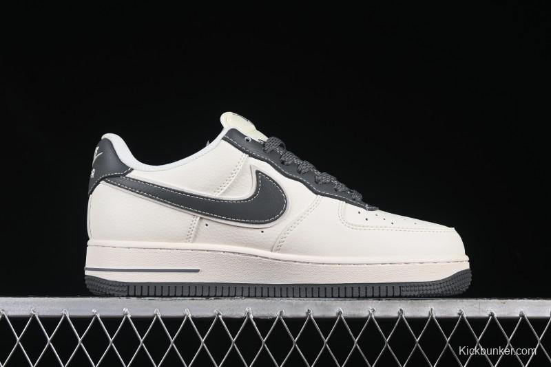 Nike Air Force 1 '07 Low Stussy Collaboration Granite Grey Low-Top Casual Sneakers - XZ6188-226
