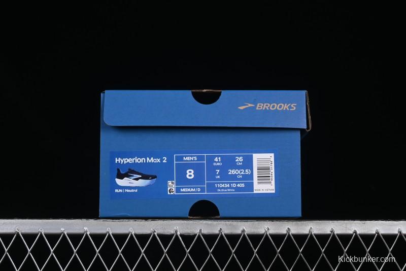 Brooks Hyperion Max 2 Cushioned Racing Marathon Running Shoes - 1104341D405