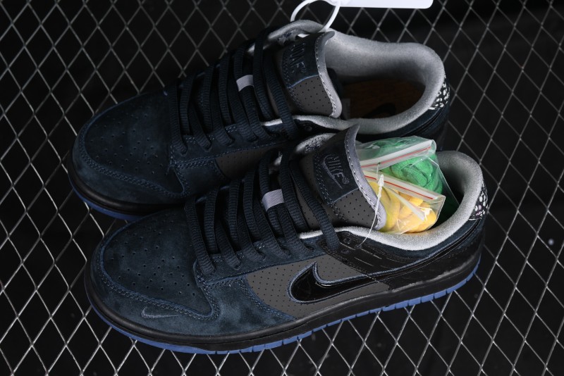 Nike Division Street Dunk Low "Oregon Black" Hidden Colorway Low-Top Casual Sneakers - HV1470-001