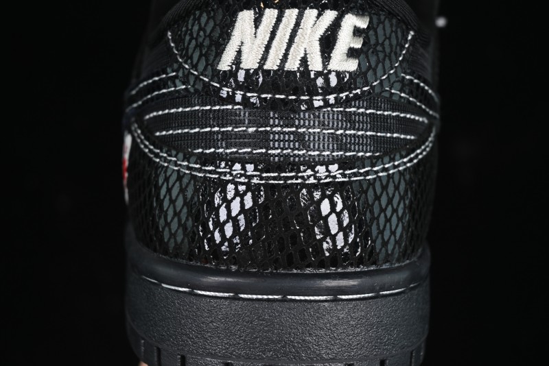Nike SB Dunk Low Year of the Snake Limited Edition - Black Snake Anniversary High-End Custom Low-Top Casual Sneakers - CH8311-233