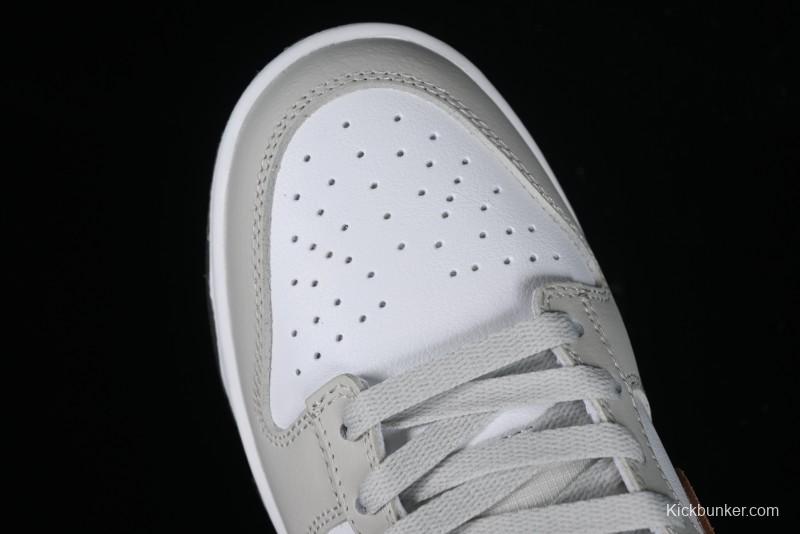 Nike Dunk Low SB Casual Sneakers in Phantom/Khaki Colorway - FJ4188-001