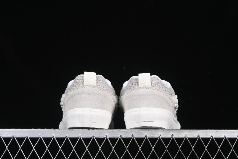 Vans Knu Skool Pearl White Grey Low Top Casual Skate Shoes - VN0007QDBGE