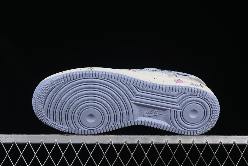 Nike Air Force 1'07 Low "Cherub" Anime Hand-Painted Doodle Low-Top Casual Sneakers - DB3301-711