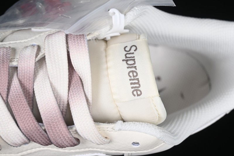 Nike Air Force 1 '07 Low Supreme Collaboration - Beige/Brown Colorway Low-Top Casual Sneakers BB7577-215