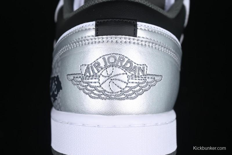 Nike Air Jordan 1 Low AJ1 Snake Year Custom Low-Top Culture Basketball Shoes - 553558-152