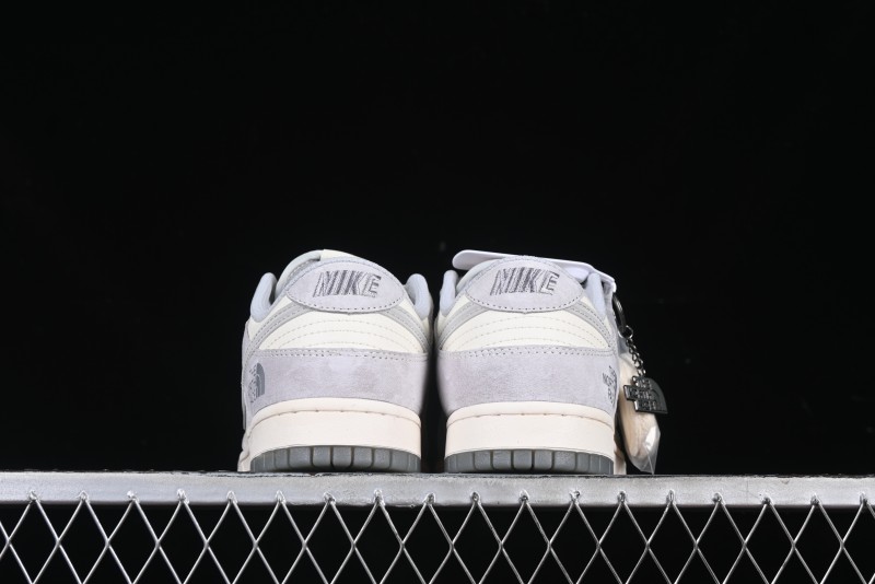 Nike SB Dunk Low The North Face Graffiti Grey Check Anniversary Customized Low-Top Casual Skate Shoes - DM6868-017