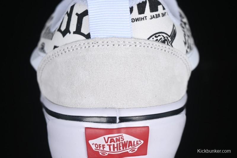 Vans Knu Skool Low-Top Retro Chunky Sneakers with Oversized Logo - VN000CS0239