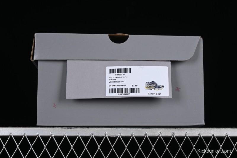 Balenciaga Runner Kith Four Color Retro Casual Sneakers - W3RMU1279