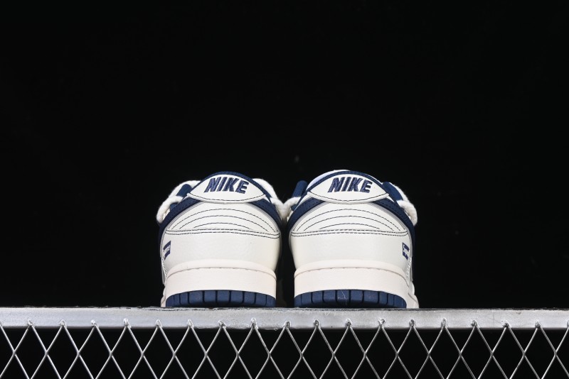 Nike SB Dunk Low Supreme Collaboration - Light Blue Mini Swoosh Anniversary Customized Low-Top Casual Skate Shoes - XX2025-568