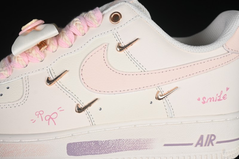 Nike Air Force 1 '07 Low Heart Bow Low-Top Casual Sneakers - FC1122-333