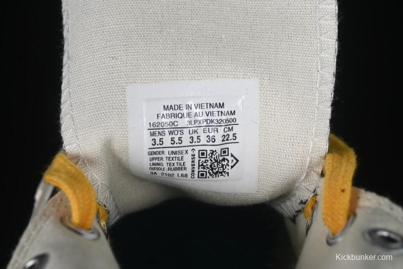 Converse Chuck 1970s High-Top Casual Canvas Sneakers with Classic Graffiti Limited Edition Three-Star Logo - 162050C