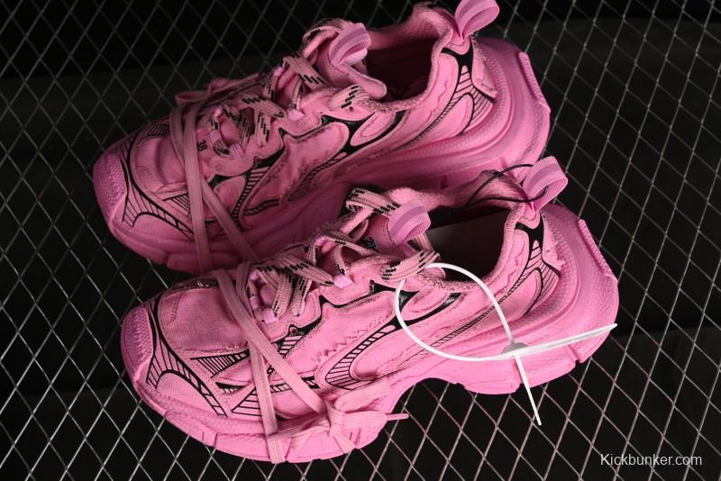 Balenciaga Phantom Sneaker Ten-Gen Trend Running Shoes with Transparent Heel Strap - W3XDC5000