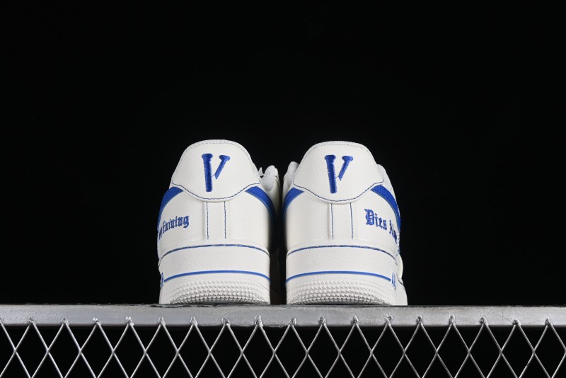 Nike Vlone x Air Force 1 '07 Low Collaboration Light Blue Casual Sneakers - AA5360-011