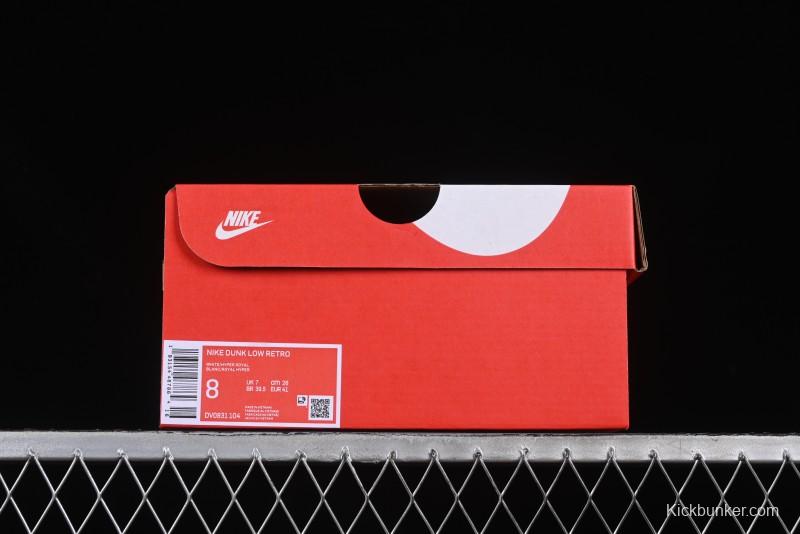 Nike Dunk Low Blue and White Porcelain Theme Casual Sneakers - DV0831-104