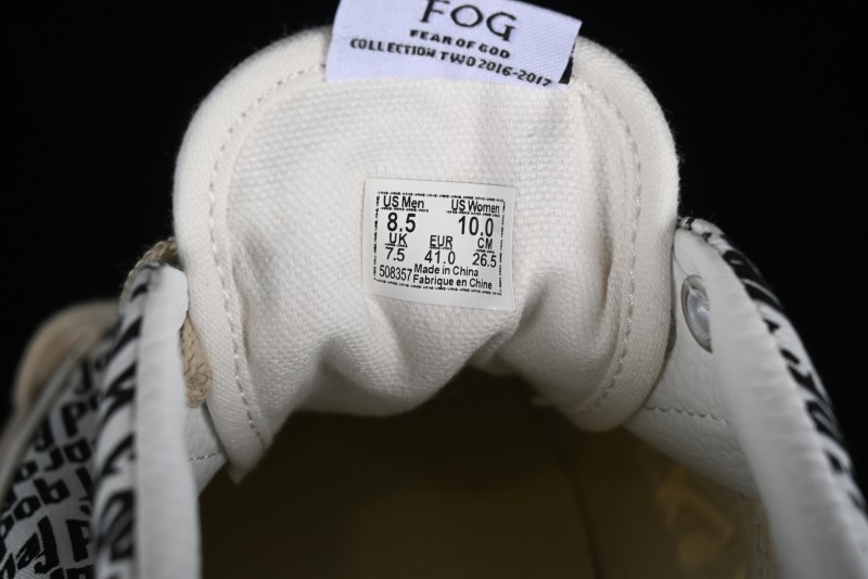 Fear Of God x Vans Era 95 Reissue Low-Top Skate Shoes - VN0A2XRYML6