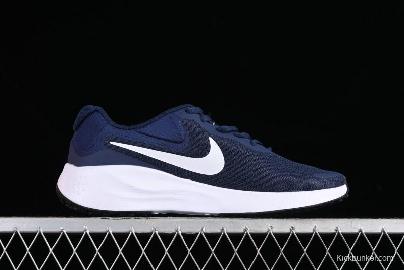 Nike Revolution 7 Wide Low-Top Running Shoes with Breathable Mesh and Durable Cushioning - FB2207-400