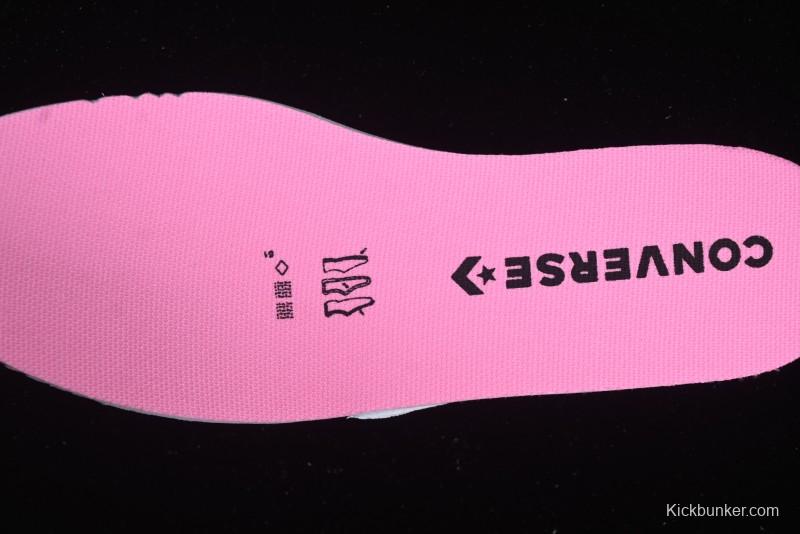 Converse Chuck 70 High Top Platform Sneakers in Pink Color Block Design - A14825C