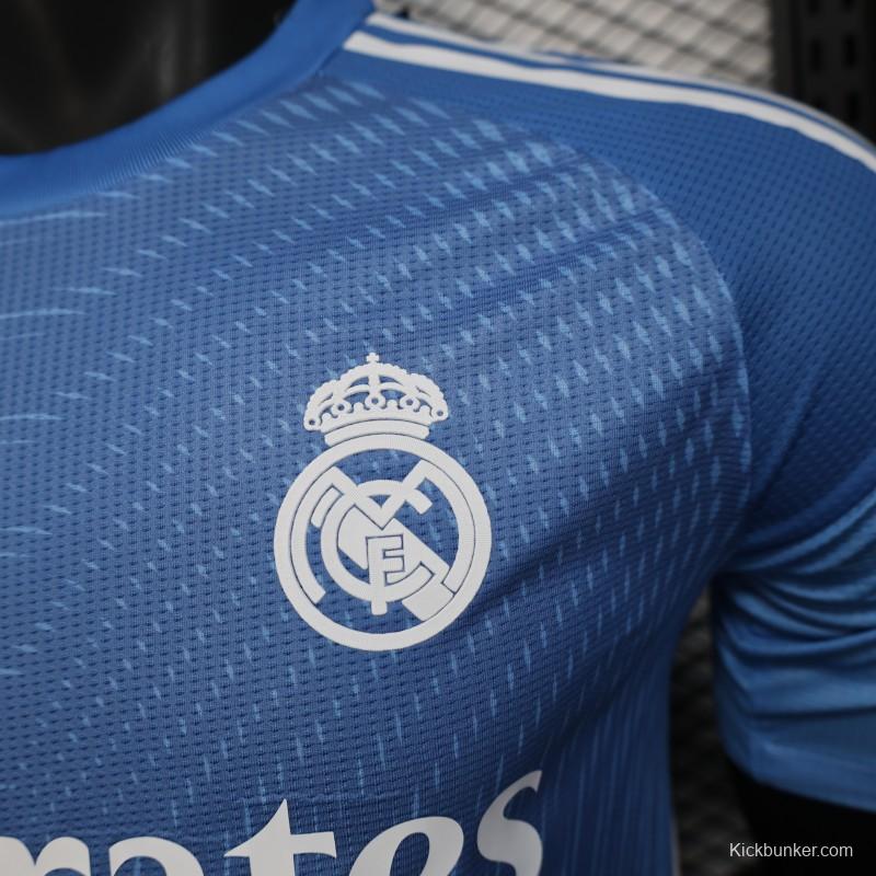 Player Version 25/26 Real Madrid Blue Goalkeeper Jersey
