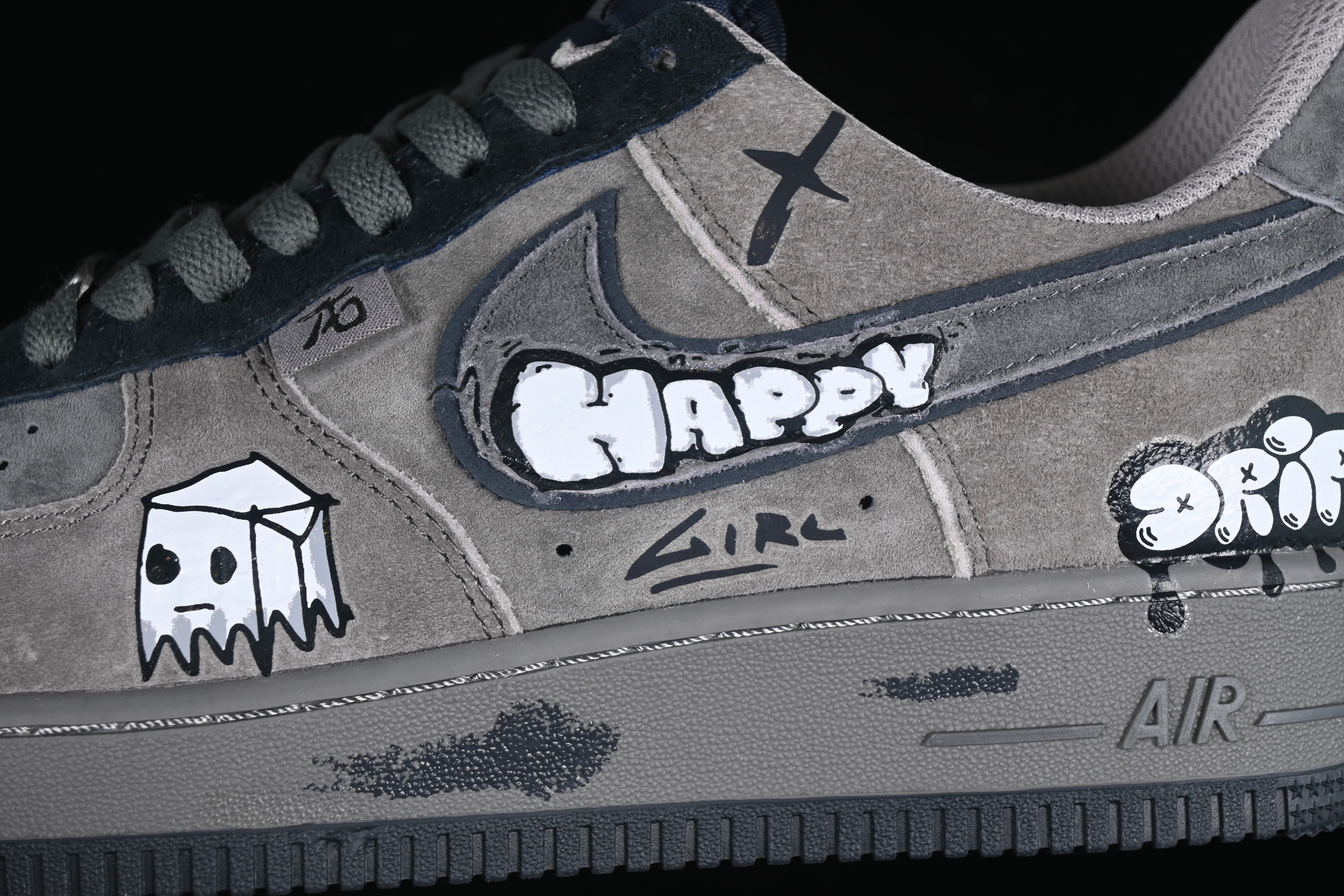 Nike Air Force 1'07 Low "Box Ghost" Comic Series Casual Sneakers - CD1221-806