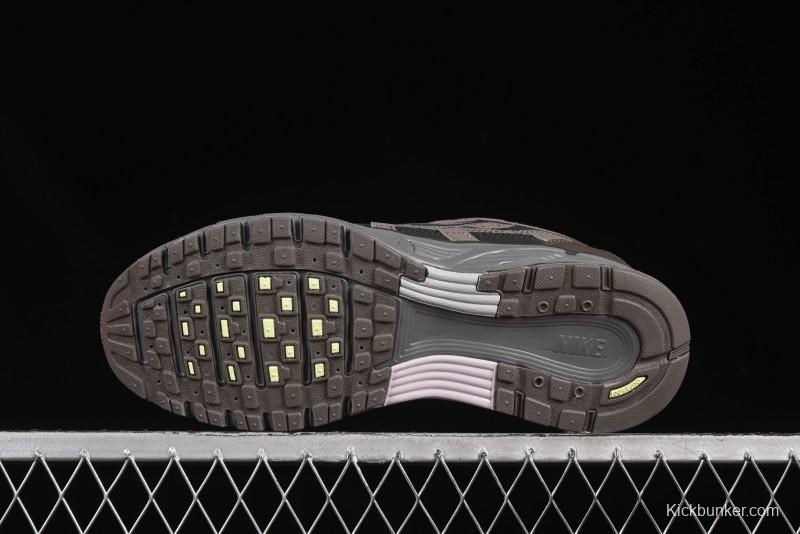 Nike P-6000 Prm Retro Casual Sneakers with Layered Design - CD6404-202