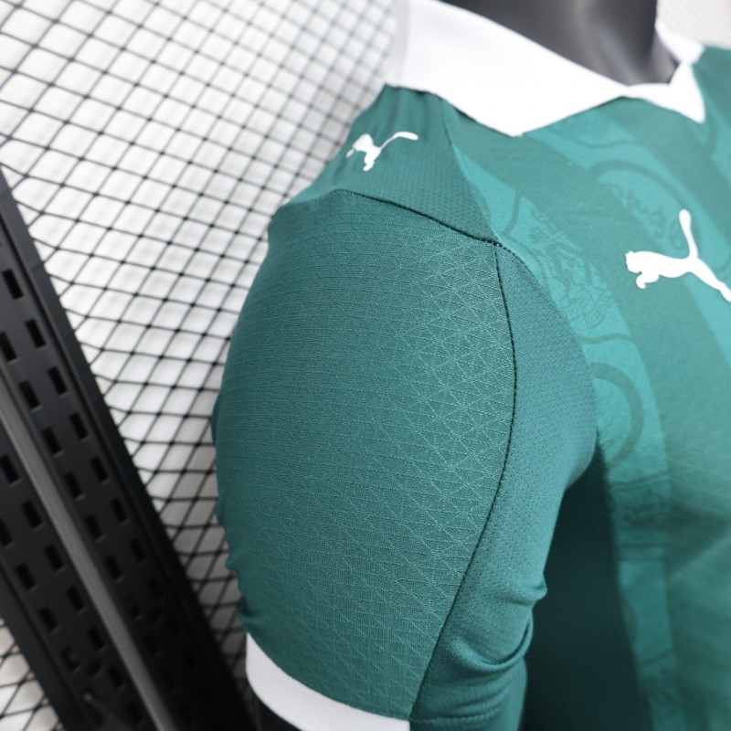 Player Version 25/26 Plymouth Home Jersey Argyle Green with Puma Logo Design