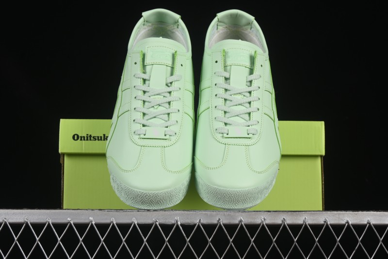Onitsuka Tiger Mexico 66 Cactful-S Low-Top Leather Sneakers in Pastel Colorway - 1183C347-300