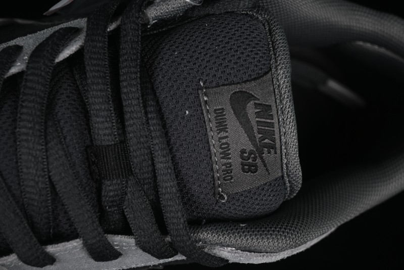 Nike SB Dunk Low Black Grey Low-Top Casual Skate Shoes - HF3063-001