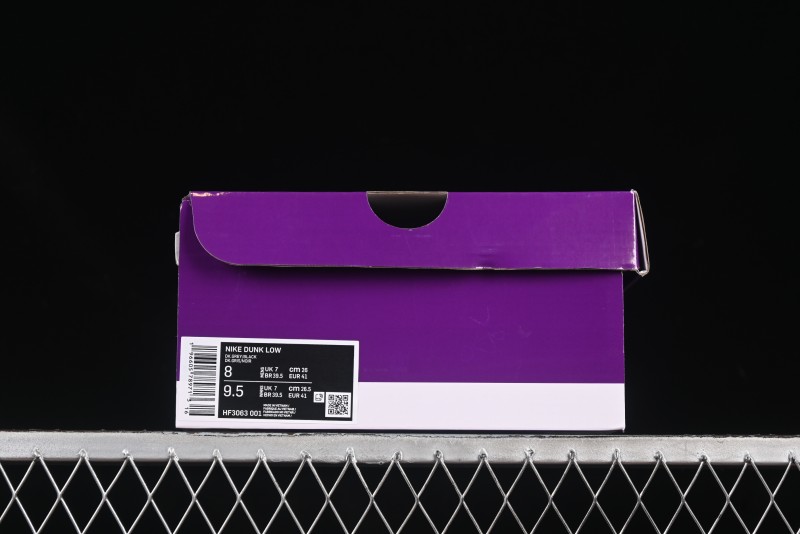 Nike SB Dunk Low Black Grey Low-Top Casual Skate Shoes - HF3063-001