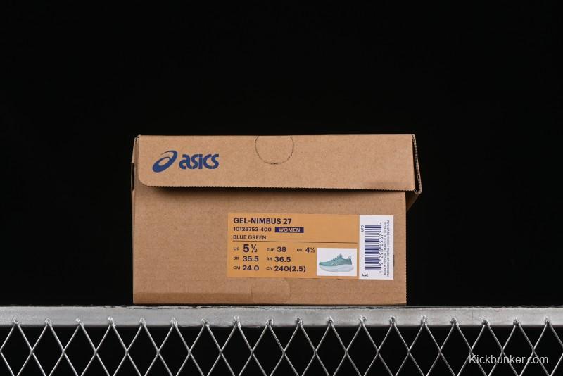 Asics Gel-Nimbus 27 Retro Breathable Casual Shoes Cushioned Men's Durable Running Shoes - 1012B753-400