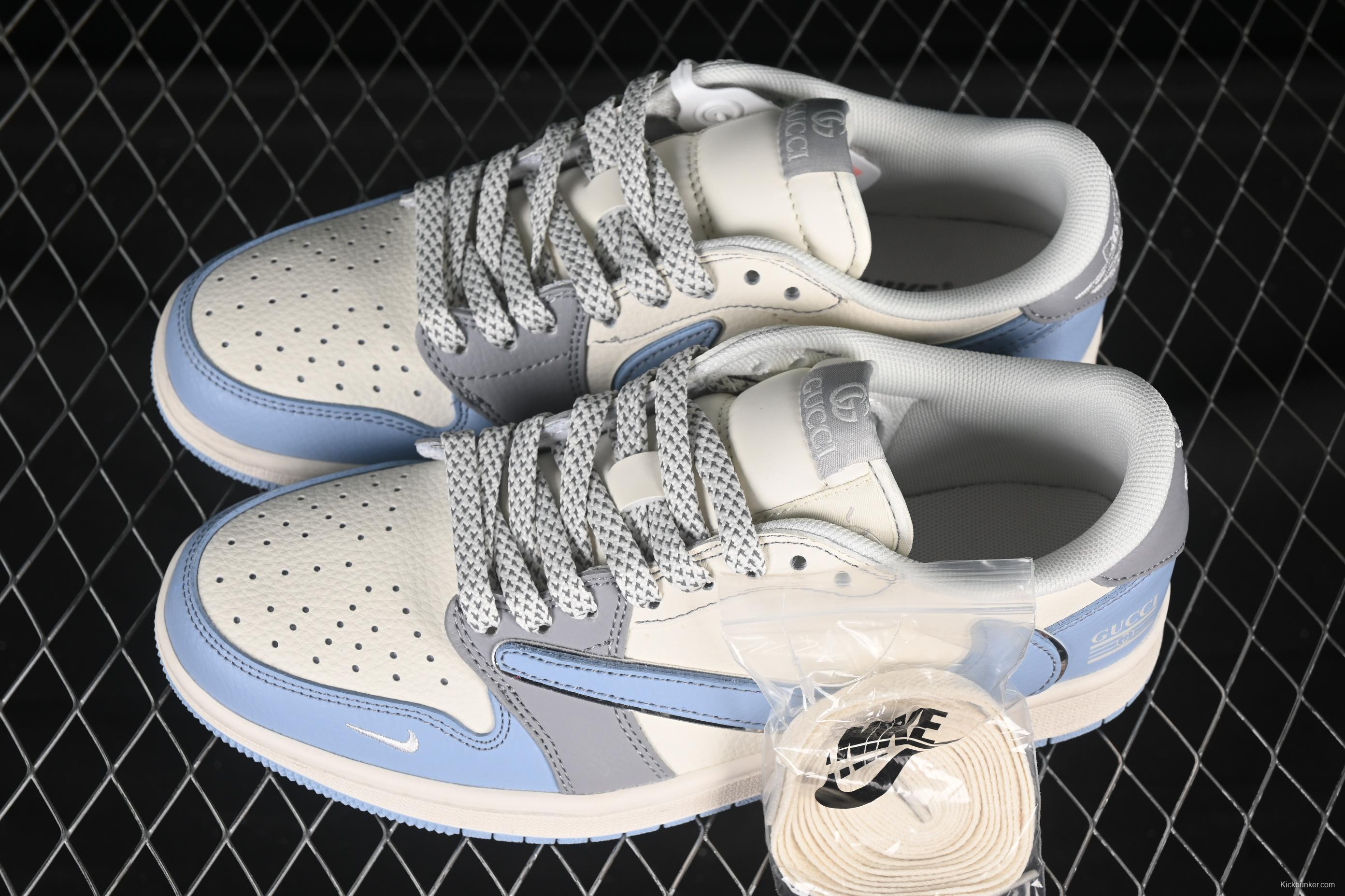 Nike Travis Scott x Fragment Design x Air Jordan 1 Low OG SP AJ1 Low-top Casual Sneakers - ZH2598-241