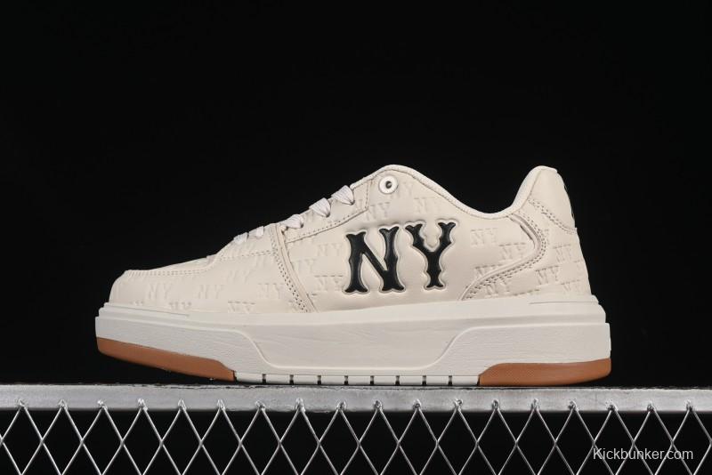 New York Yankees Chunky Liner Mid Denim Monogram Platform Sandals - 3ASXE015N50CRS