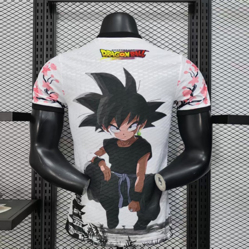 Player Version 2025 Japan White with Dragon Ball Character & Cherry Blossom Jersey