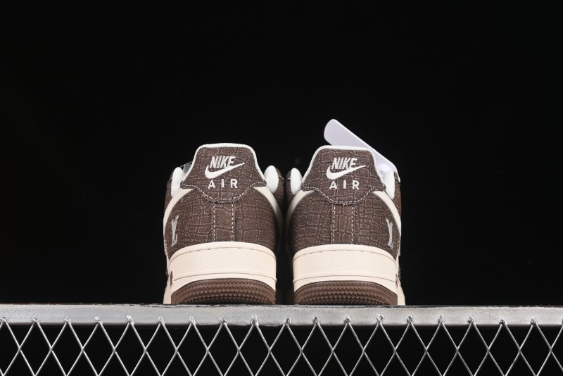 Nike Air Force 1 '07 Low LV Collaboration Beige Grid Casual Sneakers - XS1958-552