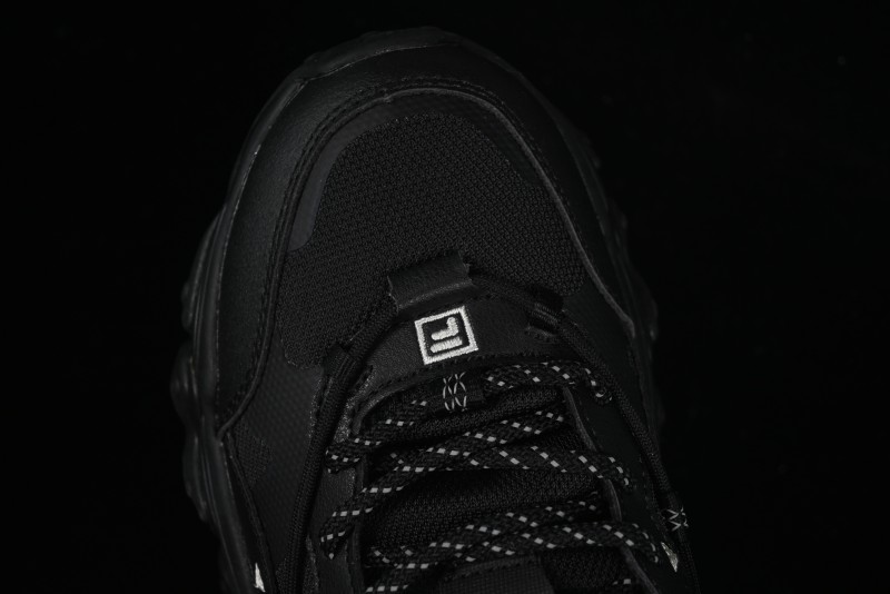 Fila Heritage Fluid Cat Paw 5.0 Retro Dad Shoes with Lace-Up Design - F12M412105FBK