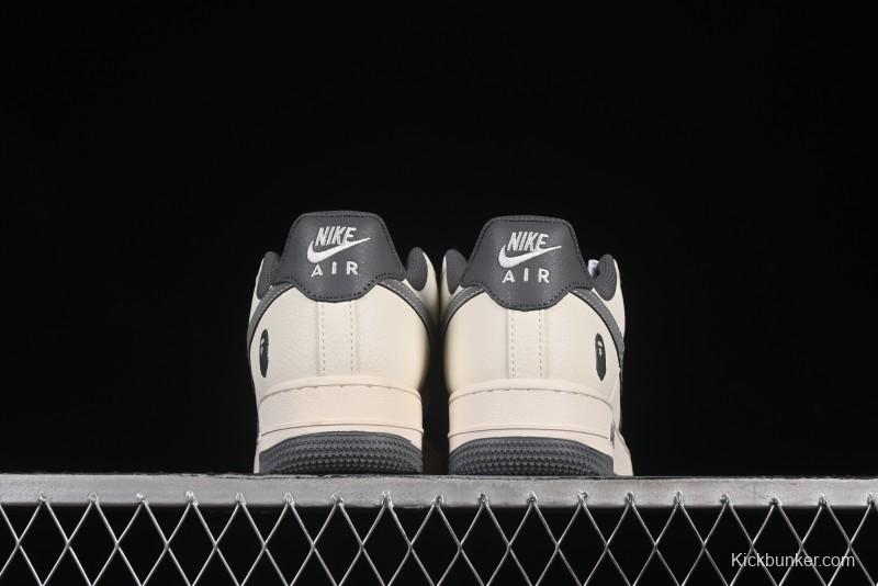 Nike Air Force 1 '07 Low Bape Collaboration Star Swoosh Casual Sneakers - XS1958-570