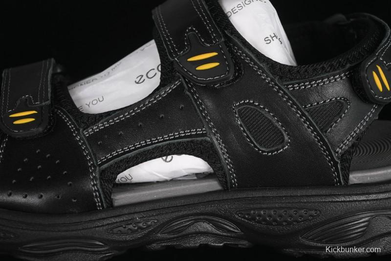 ECCO Off Trail Series Sport Leisure Sandals with Adjustable Hook-and-Loop Strap - 63251701001