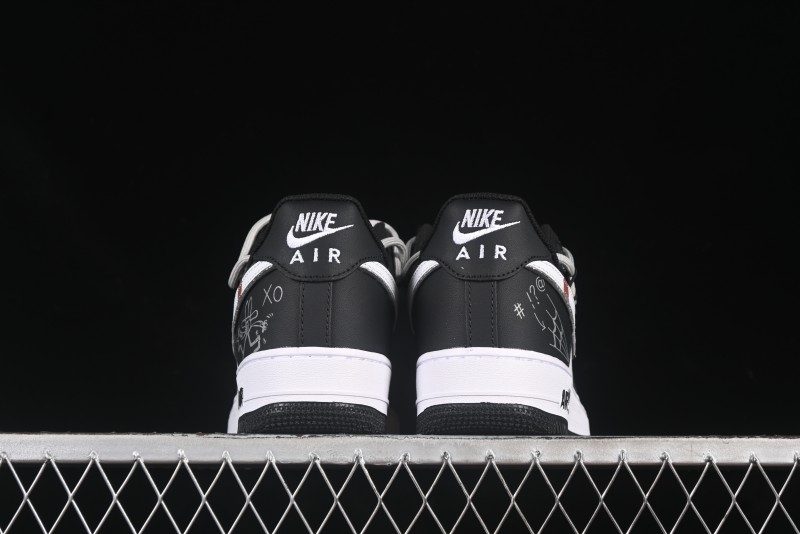 Nike Air Force 1'07 Low Denim Casual Sneakers with Full-Length Air Cushion - ZH0316-071