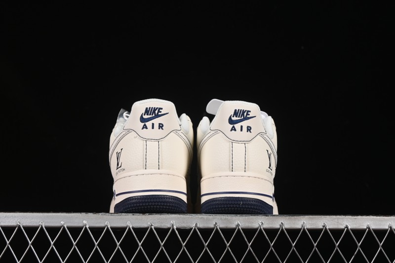 Nike Air Force 1 '07 Low LV Collaboration Black Swoosh Logo Casual Sneakers - XX3168-160