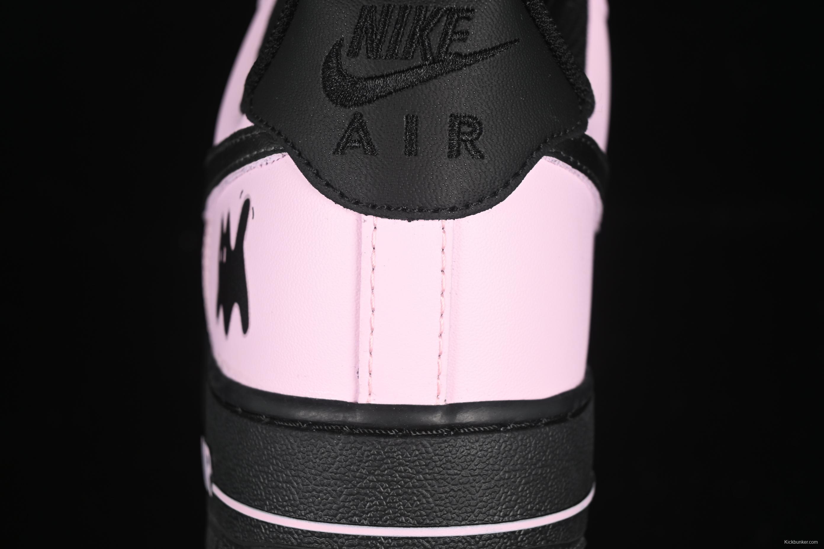 Nike Air Force 1'07 Low Casual Sneakers with Sweet Kitty Anime Theme - ZH0316-080