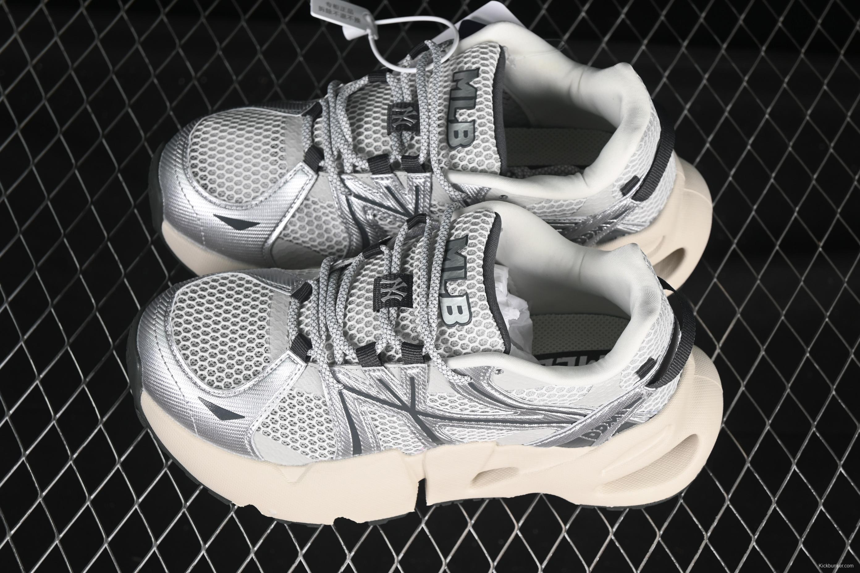 New York Yankees MLB Dome Runner Thick-Sole Hollow-Out Height-Increasing Casual Running Shoes - 3ARND015N50SIS