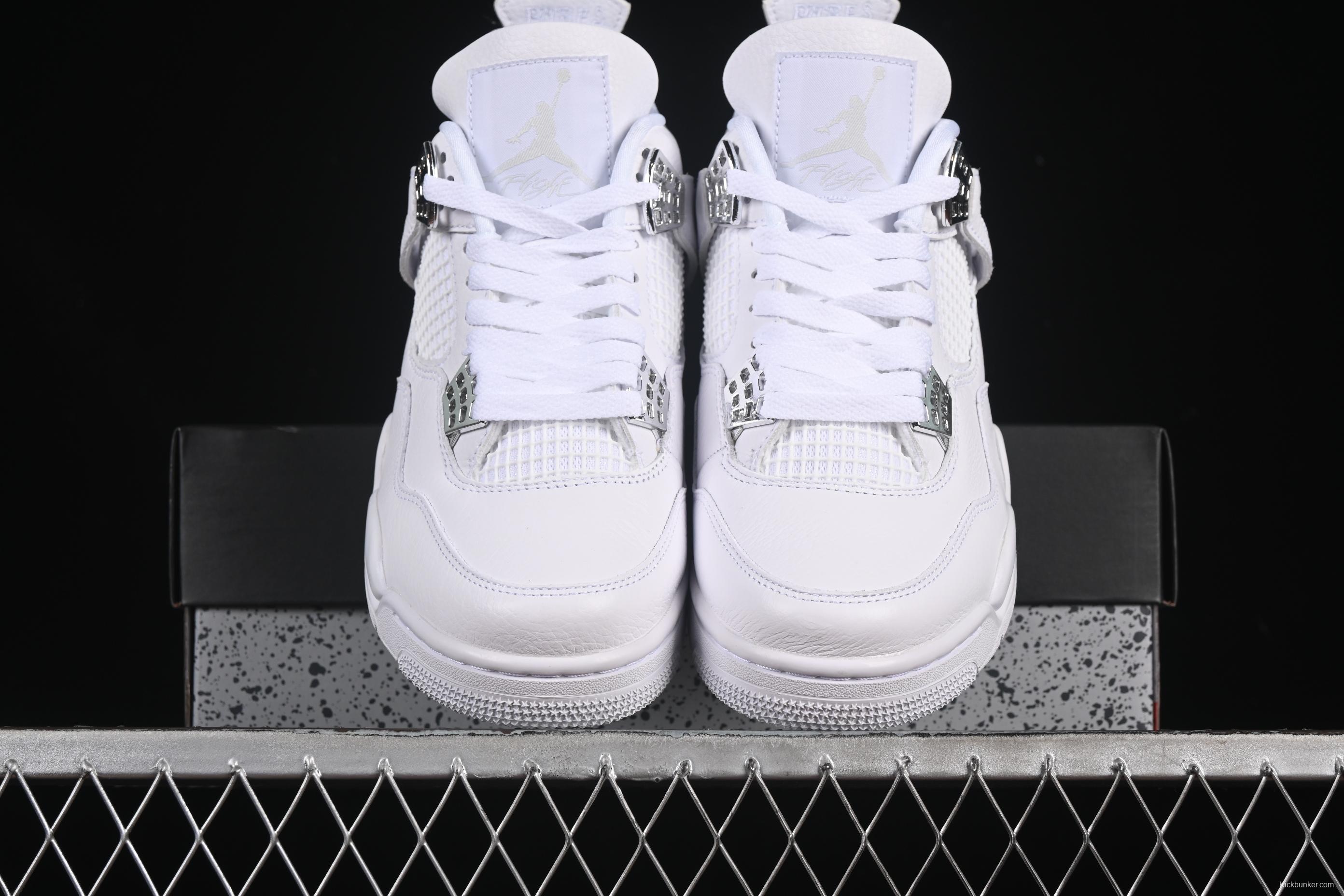 Nike Air Jordan 4 Retro PureMoney Sneakers - 308497-100