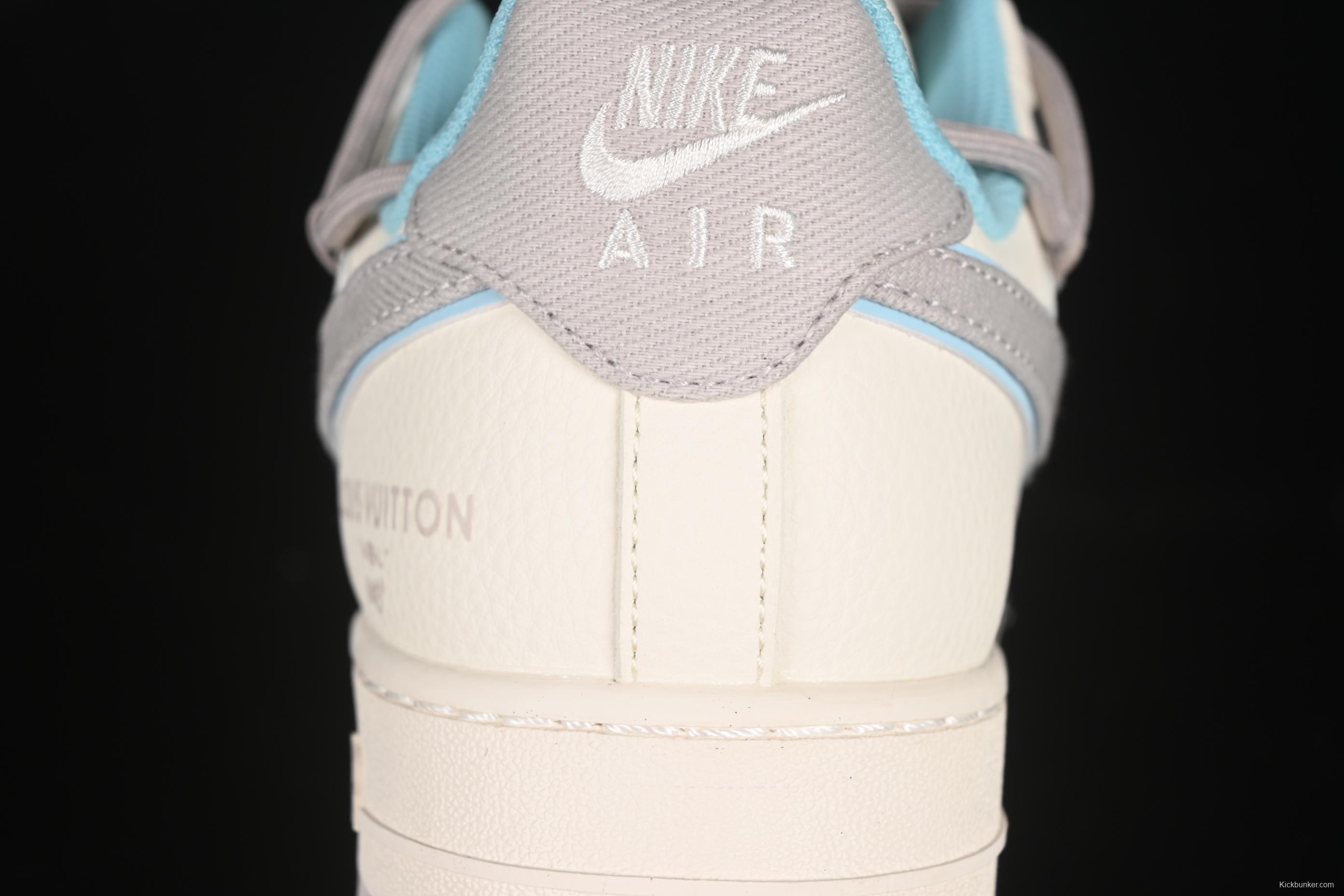 Nike Air Force 1'07 Low LV Collaboration Casual Sneakers with Full-Length Air Cushion - DM6868-095