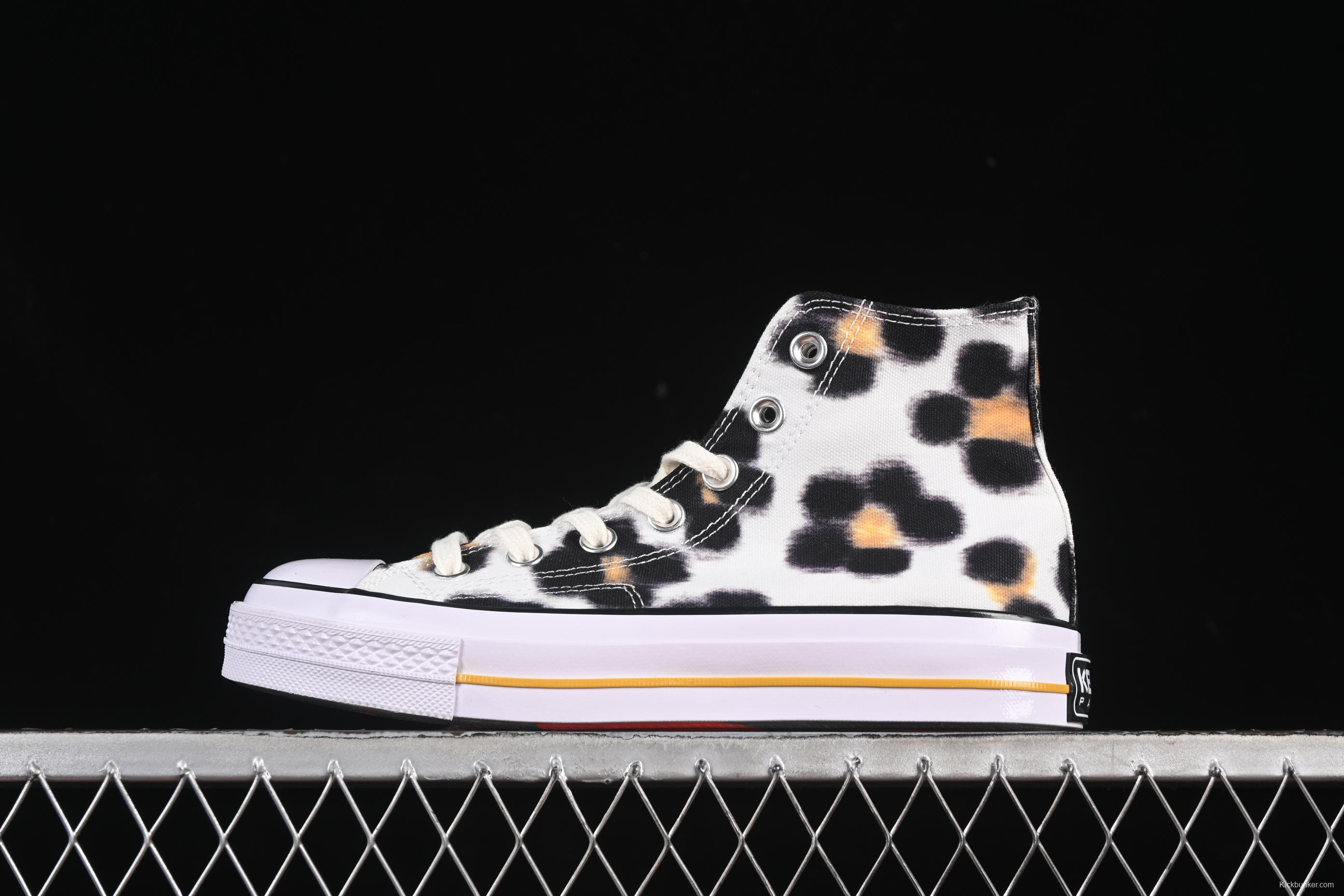 Kenzo Chuck Taylor Ox Hana Leopard Cypress High Top Sneakers - A14788C