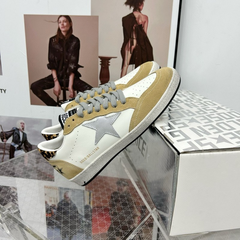 2024 Unisex GGDB White Beige Grey Suede Leather Low-Top Sneakers MJ00260