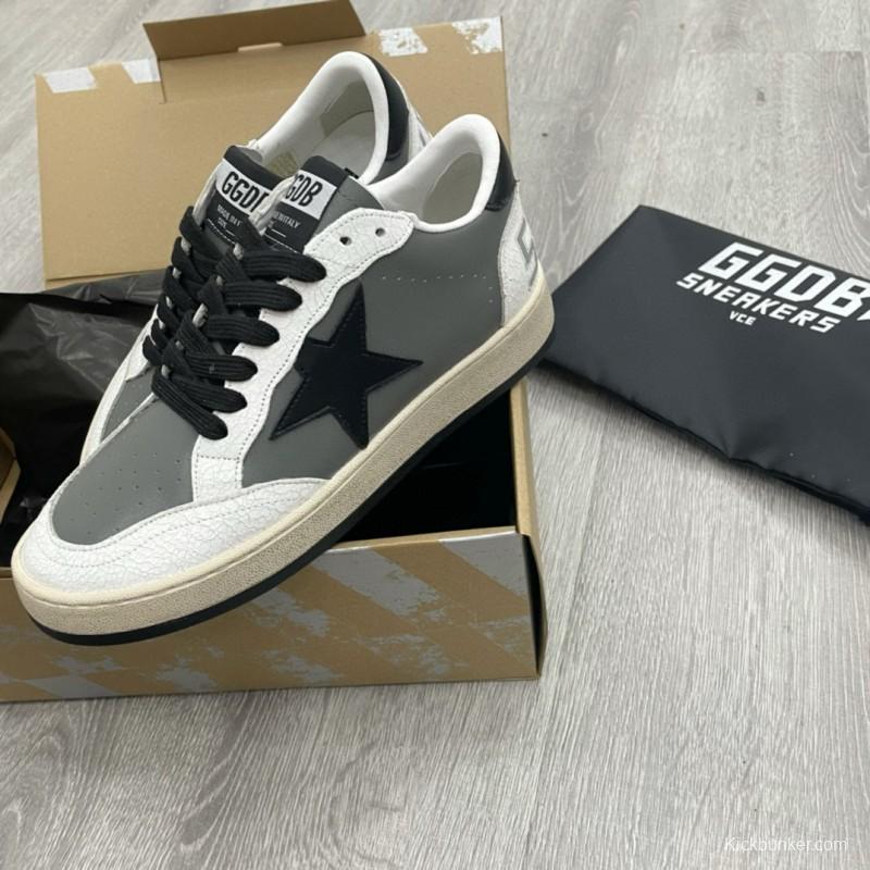 2024 Unisex GGDB Grey White Black Leather Suede Low Top Sneakers MJ00260