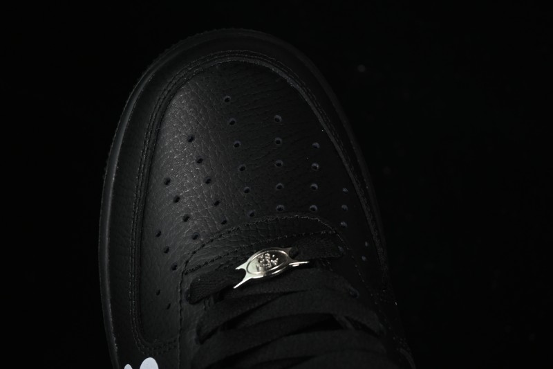 Nike Comme Des Garcons Air Force 1 Low Casual Sneakers with Full-Length Air Cushion - IB9949-001
