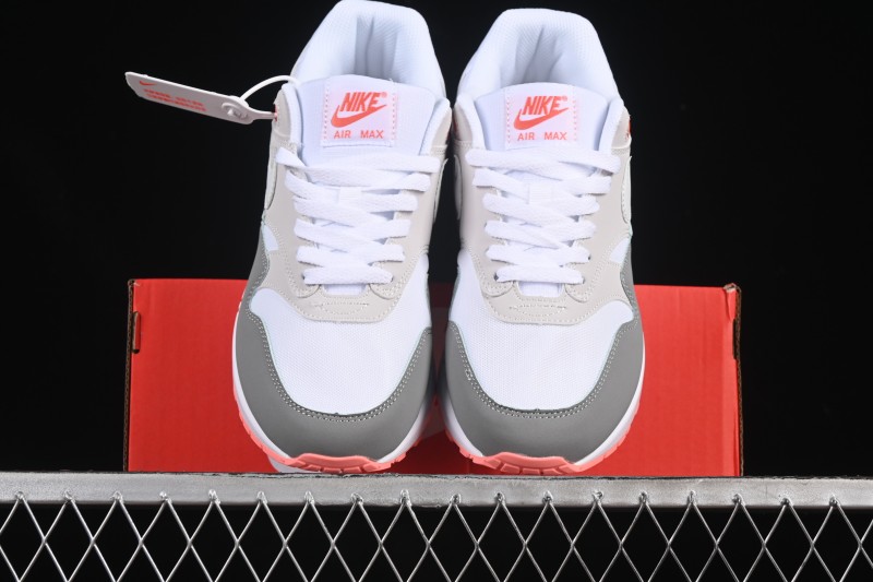 Nike Air Max 1 Retro Running Shoes with Half-Sole Air Cushion - 599820-100