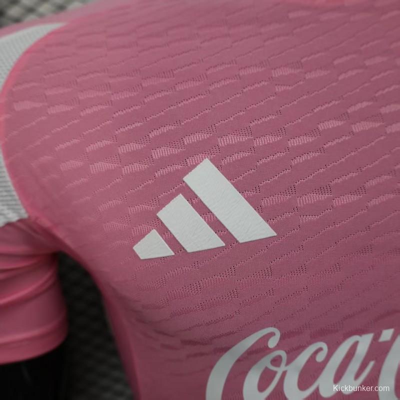 Player Version 2025 Argentina National Team Pink Training Jersey