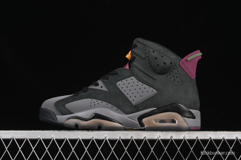 Nike Air Jordan 6 Retro Bordeaux Premium Suede Sneakers - CT8529-063